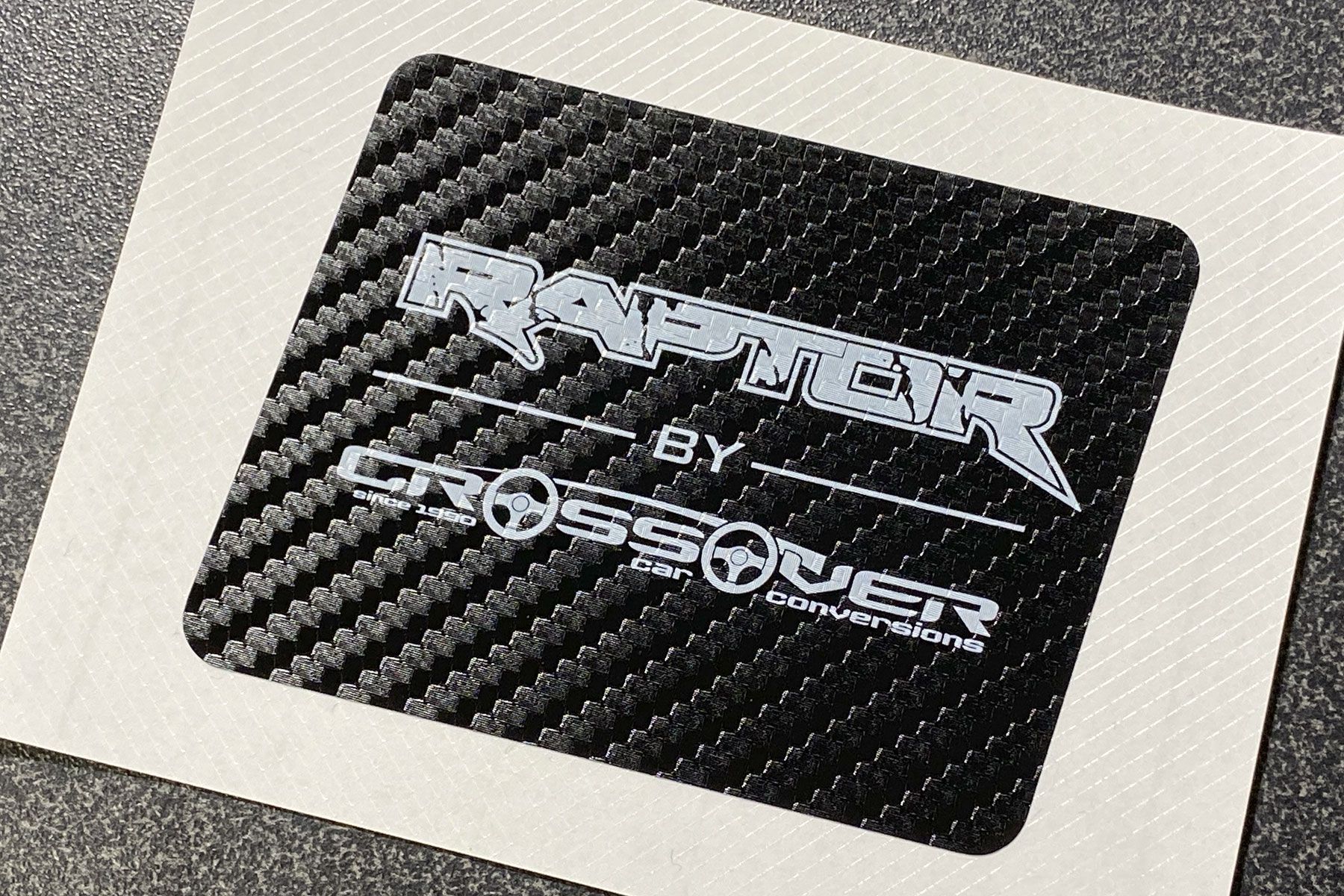 Carbon Fiber Effect Labels